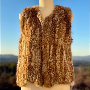 525 AMERICA Fur Vest, Size L